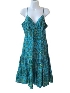 GAP Vintage Y2K '06 Floral Sleeveless Midi Dress Size 12